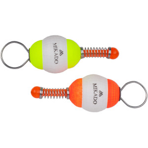 INDICATEUR D'APPÂT - PYSTYROMÈRE NORMAL taille L - ROUGE ET JAUNE - 10 pièces.
