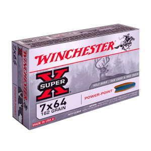 MUNITIONS WINCHESTER 7X64 POWER-POINT 162 GR