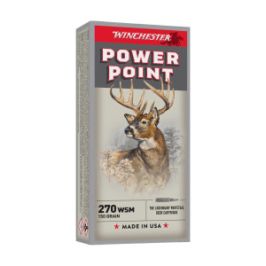 MUNITIONS WINCHESTER 270 WSM POWER-POINT 150GR