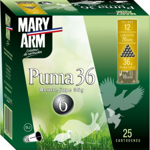 CARTOUCHE MARY ARM CAL 12/70 PUMA 36 BJ