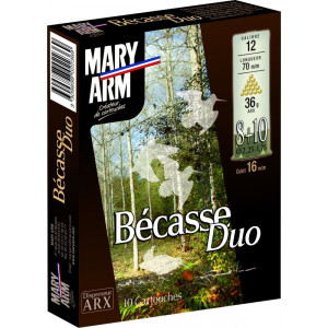 CARTOUCHES MARY ARM CAL12/70 BECASSE DUO 36GR BG