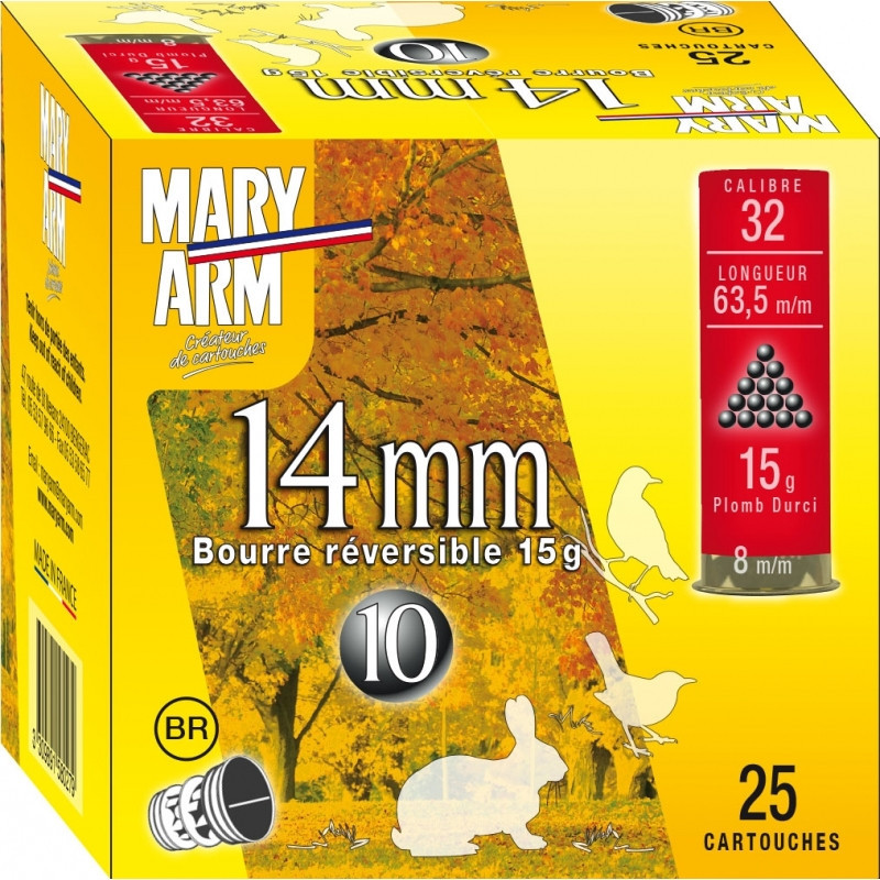 CARTOUCHES MARY ARM CAL14MM