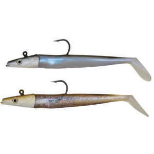 LEURRE SOUPLE ADAM'S LANCEEL 120MM - NATURAL MINNOW + WAGASAKI (2PCS)