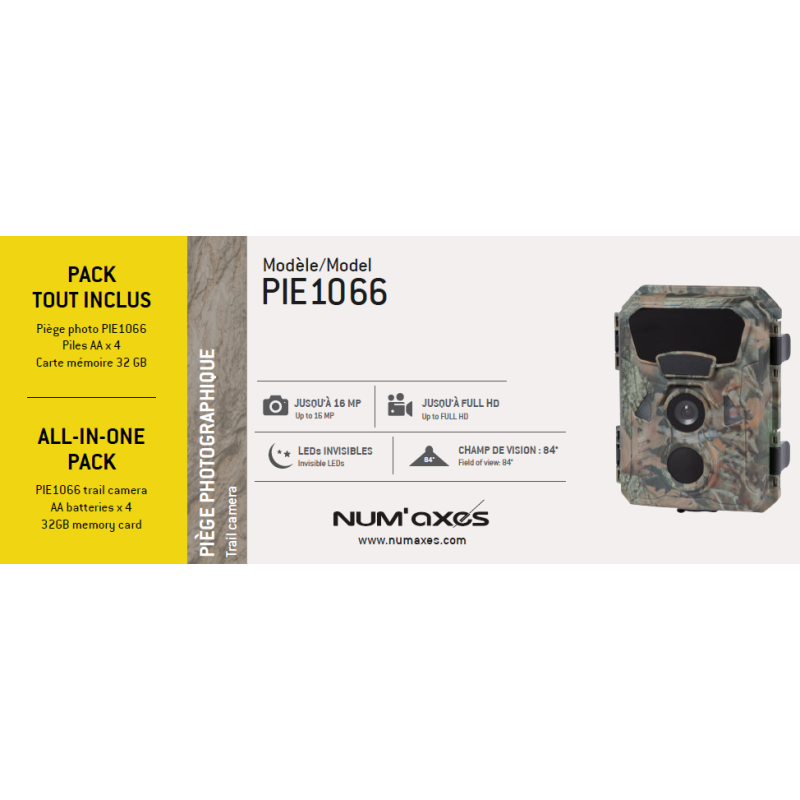PACK TOUT INCLUS piège photographique caméra de chasse