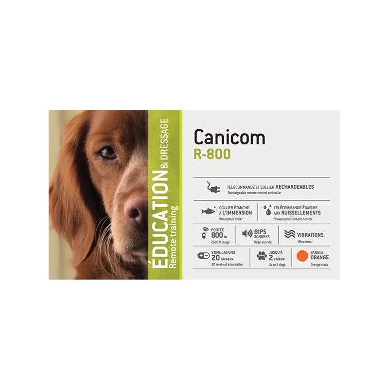Ensemble de dressage rechargeable CANICOM R-800