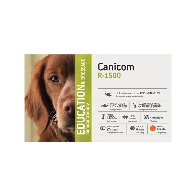 Ensemble de dressage rechargeable CANICOM R-1500